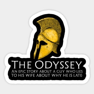 Archaic Ancient Greek Mythology Odyssey History Of Greece Sticker